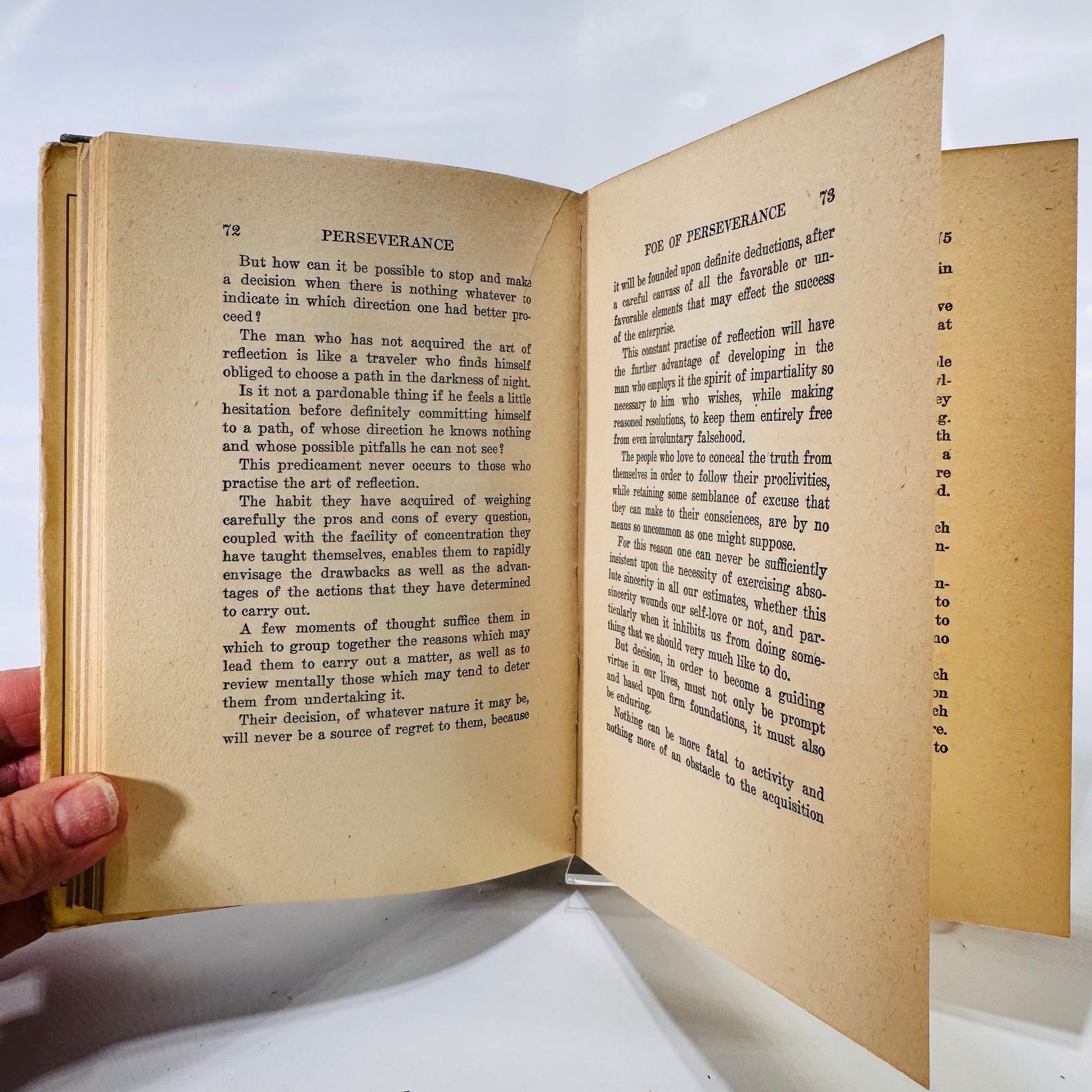 Perseverance: How to Develop It by H. Besser (1916), Funk & Wagnalls Company, Hardcover with Dust Jacket
