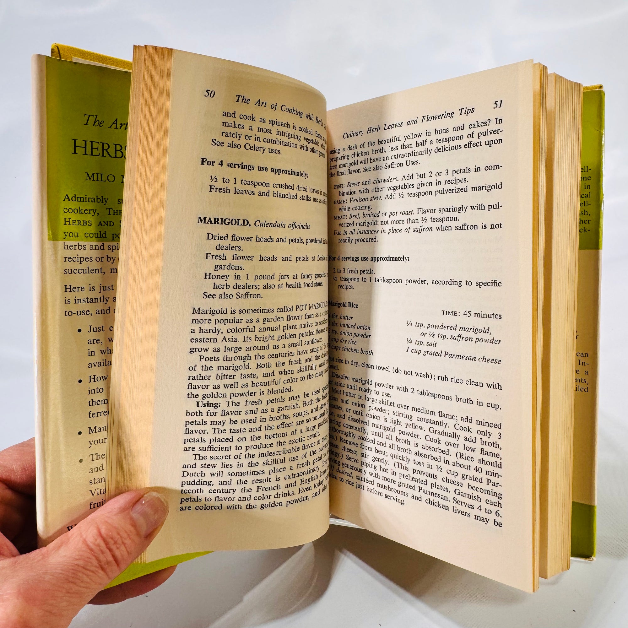 The Art of Cooking with Herbs and Spices by Milo Miloradovich (1950), Doubleday and Company, Hardcover