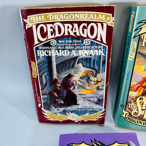 Dragonrealm Book Bundle Richard A. Knaak Vintage Fantasy Paperbacks 1989–1992