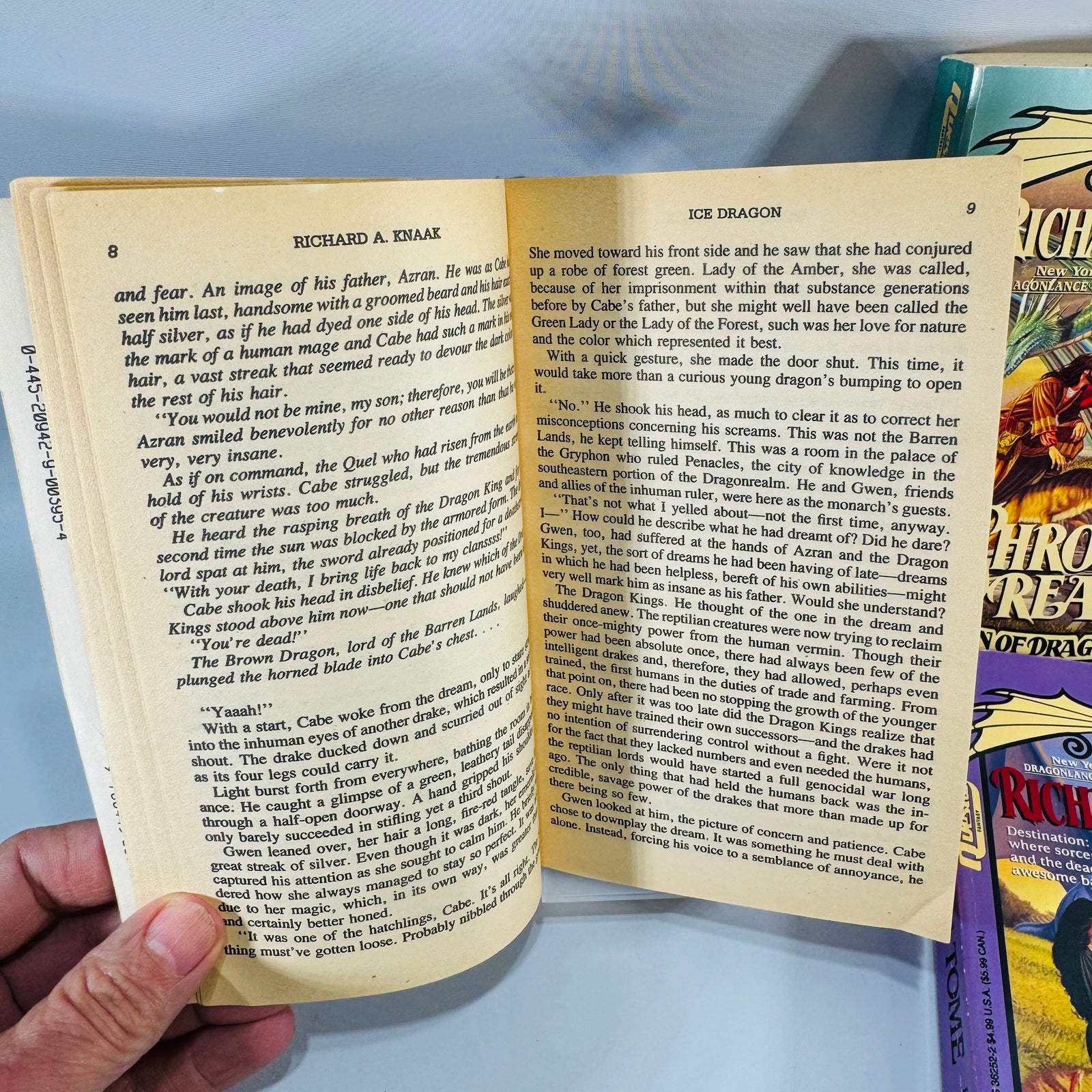 Dragonrealm Book Bundle Richard A. Knaak Vintage Fantasy Paperbacks 1989–1992