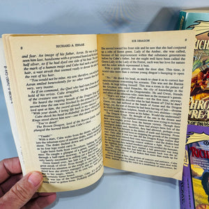 Dragonrealm Book Bundle Richard A. Knaak Vintage Fantasy Paperbacks 1989–1992