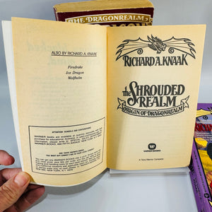 Dragonrealm Book Bundle Richard A. Knaak Vintage Fantasy Paperbacks 1989–1992