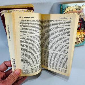 Dragonrealm Book Bundle Richard A. Knaak Vintage Fantasy Paperbacks 1989–1992
