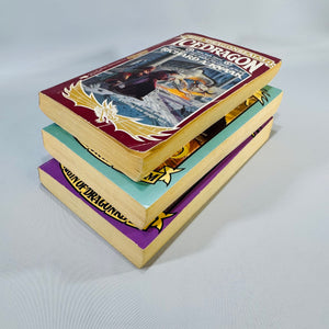 Dragonrealm Book Bundle Richard A. Knaak Vintage Fantasy Paperbacks 1989–1992