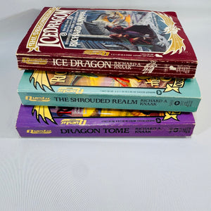 Dragonrealm Book Bundle Richard A. Knaak Vintage Fantasy Paperbacks 1989–1992