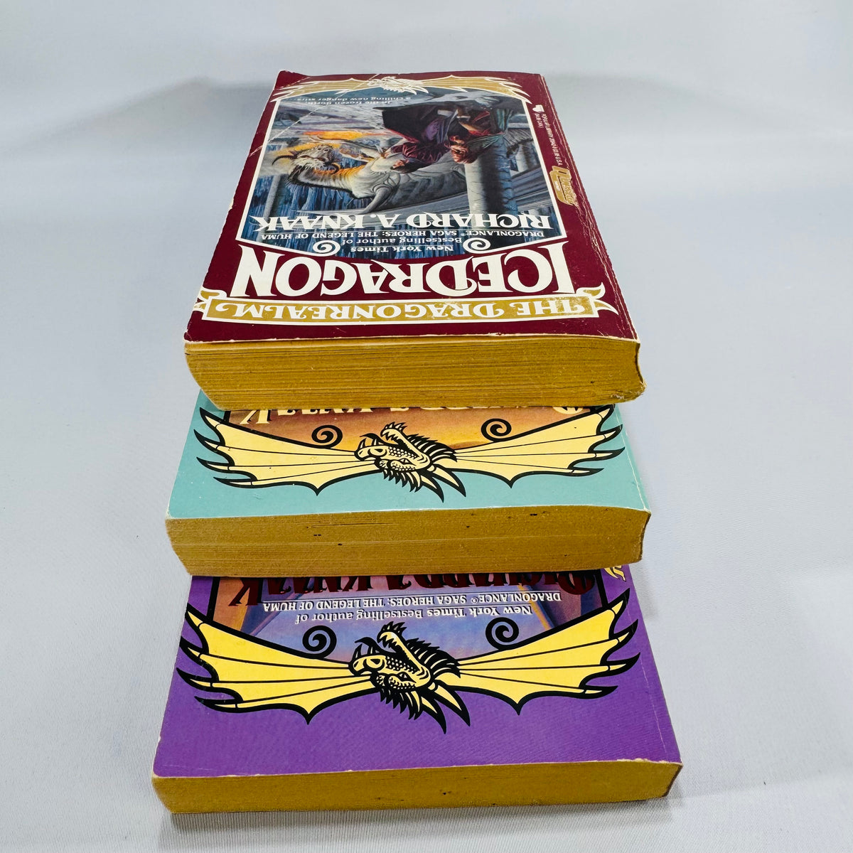 Dragonrealm Book Bundle Richard A. Knaak Vintage Fantasy Paperbacks 1989–1992