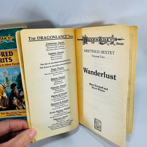 Dragonlance Meetings Sextet Book Bundle Volumes 1–3 TSR Fantasy Paperbacks 1991–1992