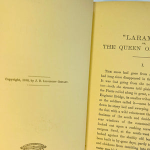 Laramie General or The Queen of Bedlam A Story of the Sioux War of 1876 by Captain Charles King 1900 J.B. Lippincott Companny