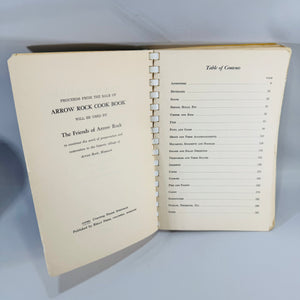 Vintage Missouri Community Cookbook Arrow Rock Cook Book 1965 Plastic Comb Binding