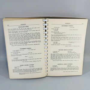 Vintage Missouri Community Cookbook Arrow Rock Cook Book 1965 Plastic Comb Binding