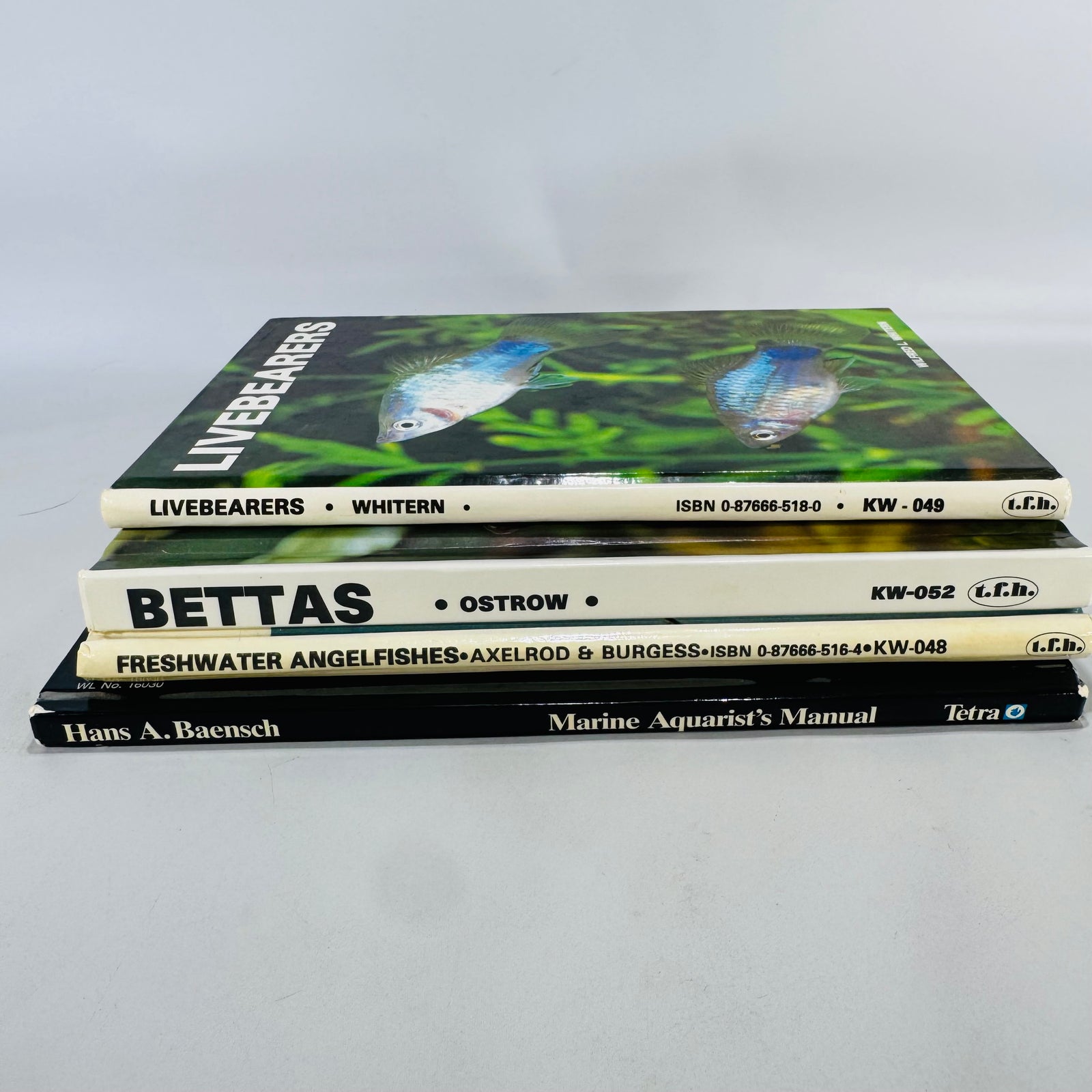 Four-Book Vintage Aquarium Care Bundle | TFH Publications 1979–1989 | Fishkeeping Guides