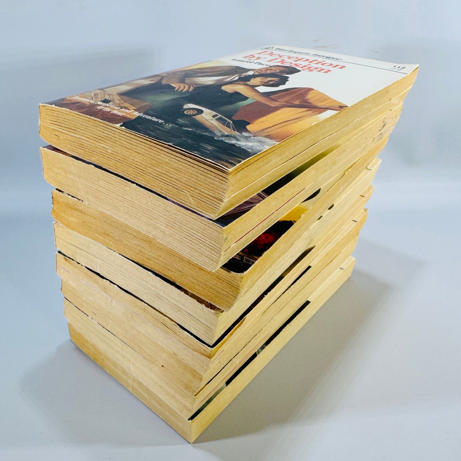 Harlequin Intrigue Book Bundle 8 Vintage Romantic Suspense Paperbacks 1987–1989