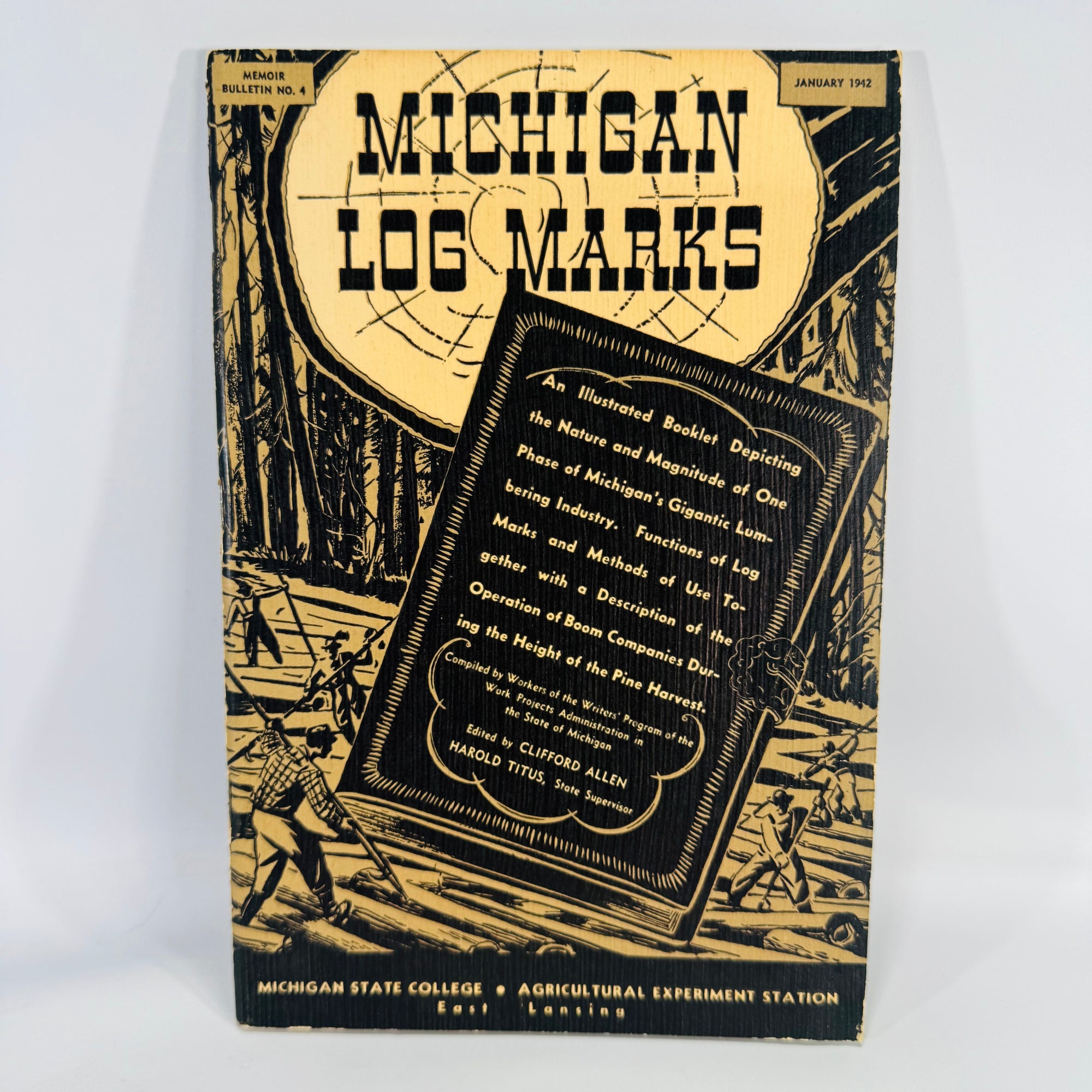 Michigan Log Marks by Clifford Allen & Harold Titus (1942) | Michigan Logging History Memoir Bulletin No. 4