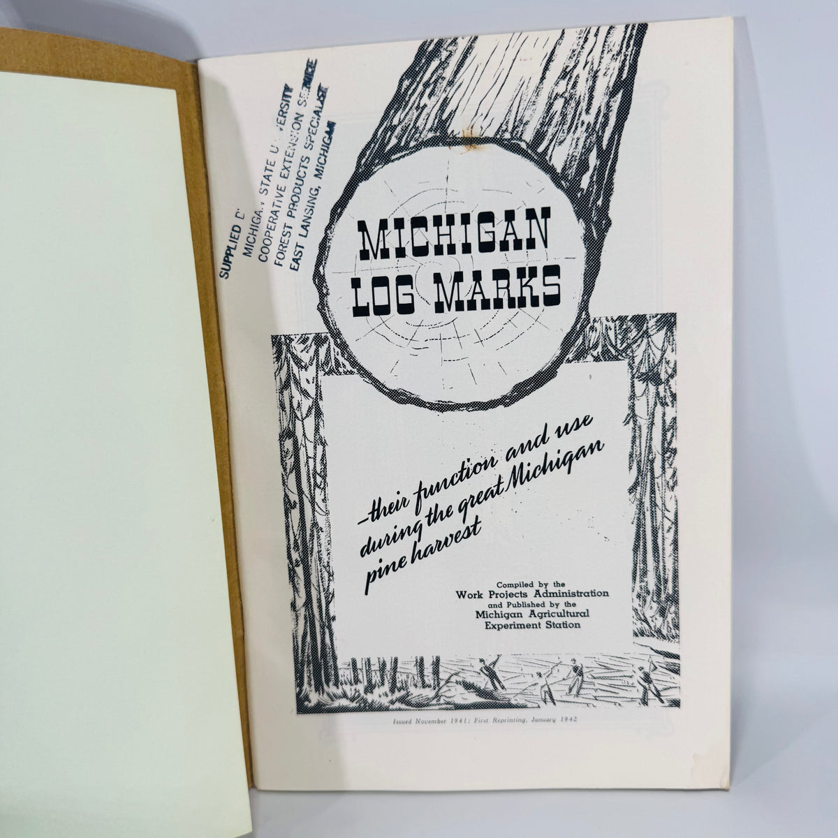 Michigan Log Marks by Clifford Allen & Harold Titus (1942) | Michigan Logging History Memoir Bulletin No. 4