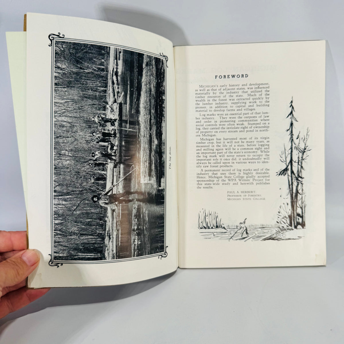 Michigan Log Marks by Clifford Allen & Harold Titus (1942) | Michigan Logging History Memoir Bulletin No. 4