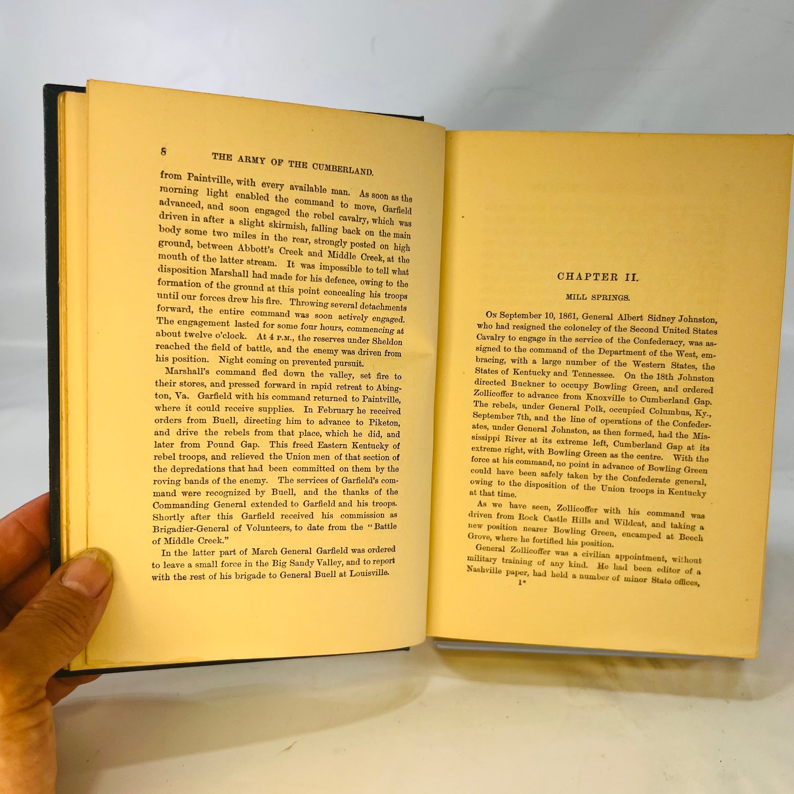 The Army of the Cumberland by Henry M. Cist Campaigns of the Civil War Vol. 3 1898 Charles Scribnrer's Sons