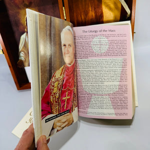 Memorial Edition Holy Bible Illustrated Catholic Edition in Wooden Box
