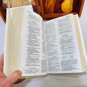 Memorial Edition Holy Bible Illustrated Catholic Edition in Wooden Box