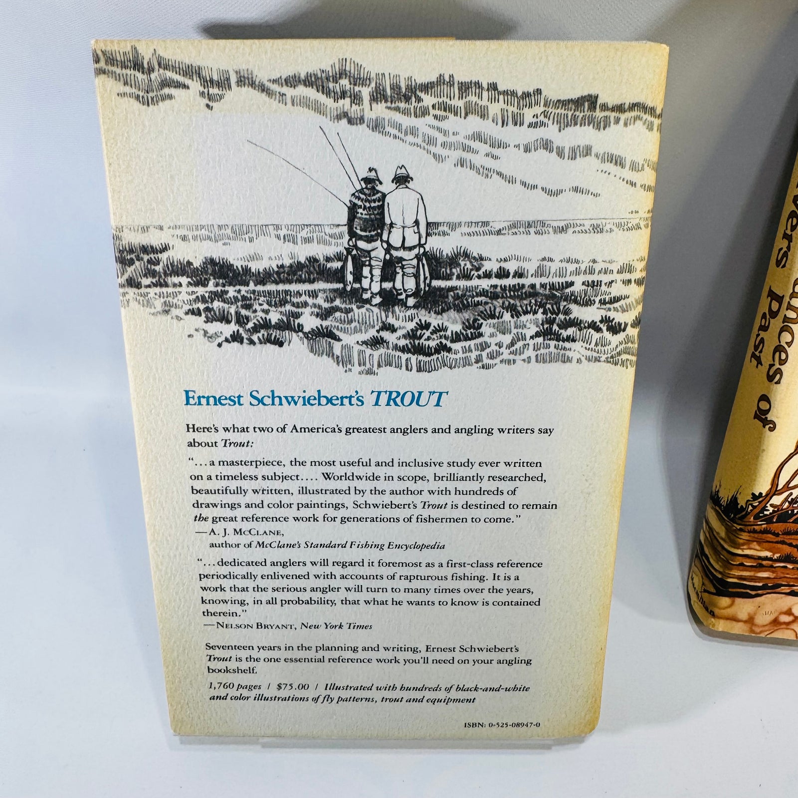 Vintage Ernest Schwiebert Fly Fishing Book Bundle Death of a Riverkeeper Remembrances of Rivers Past Hardcover