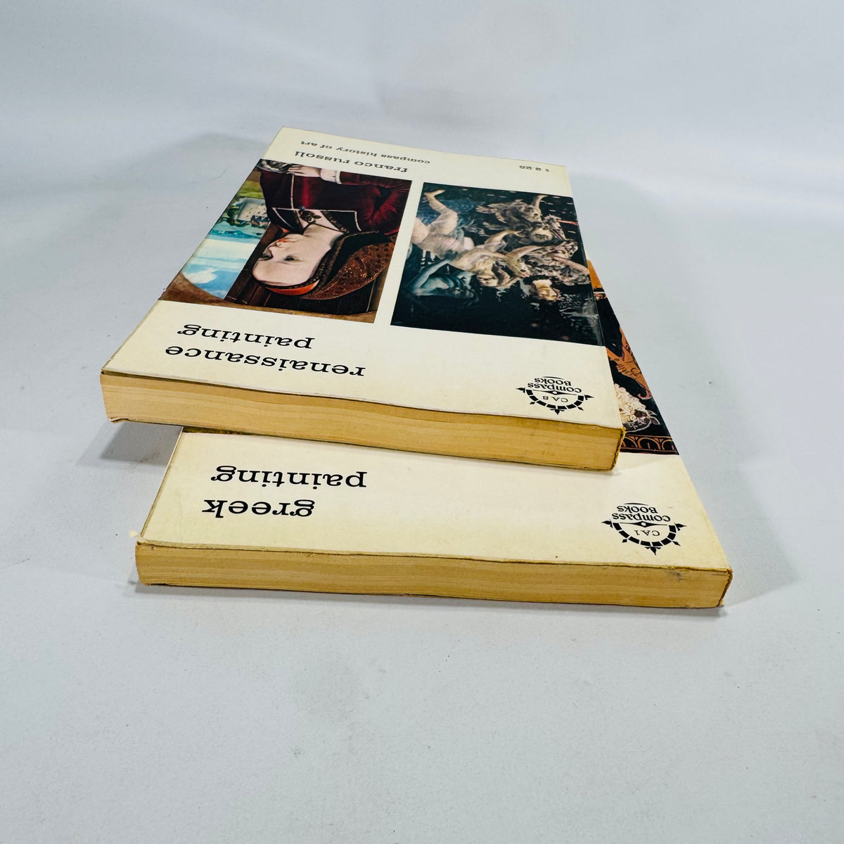 Greek Painting (Pierre Devambez, 1962) & Renaissance Painting (Franco Russoli, 1962) – Vintage Art History Paperbacks