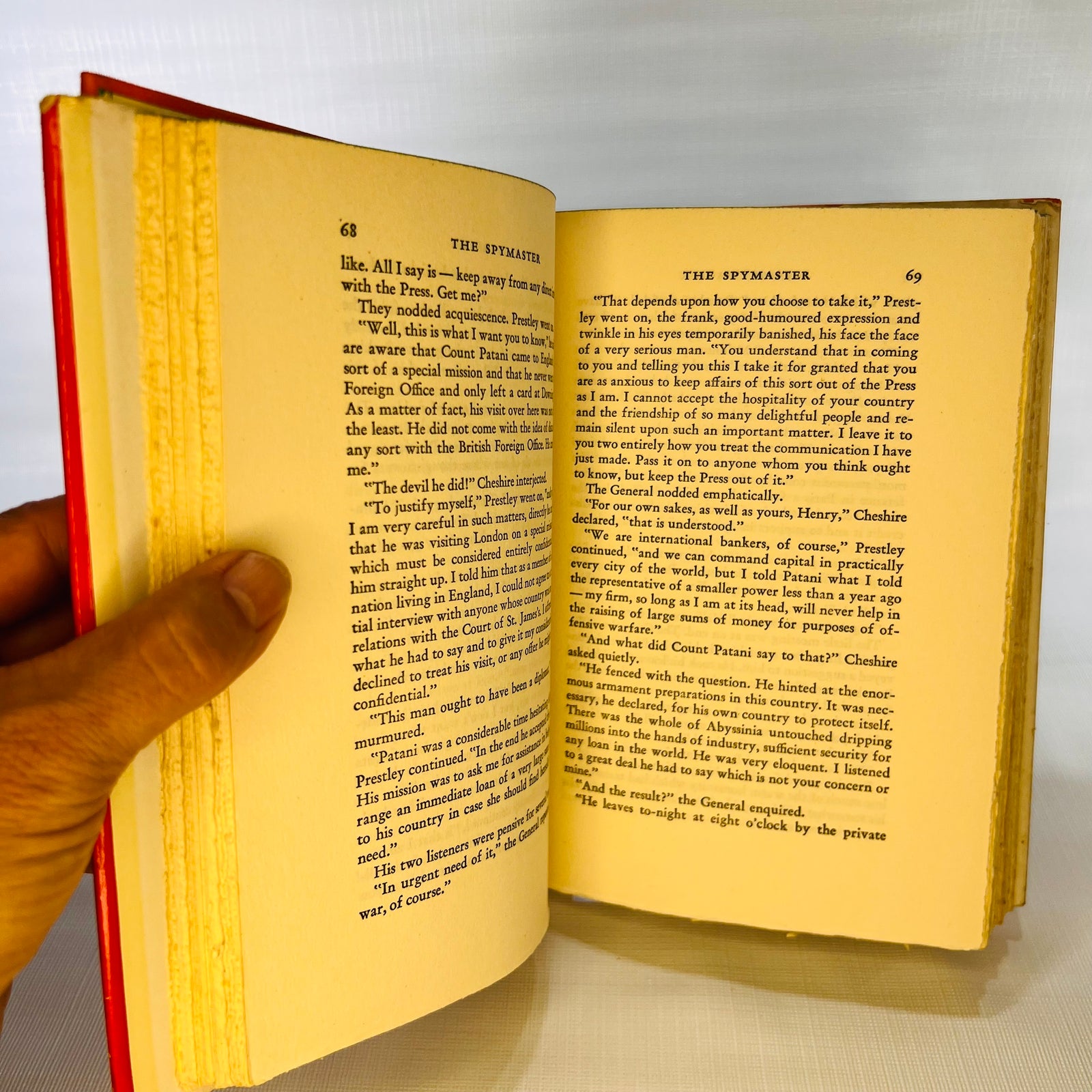 The Spy Master by E. Phillips Oppenheim 1940 Sundial Press