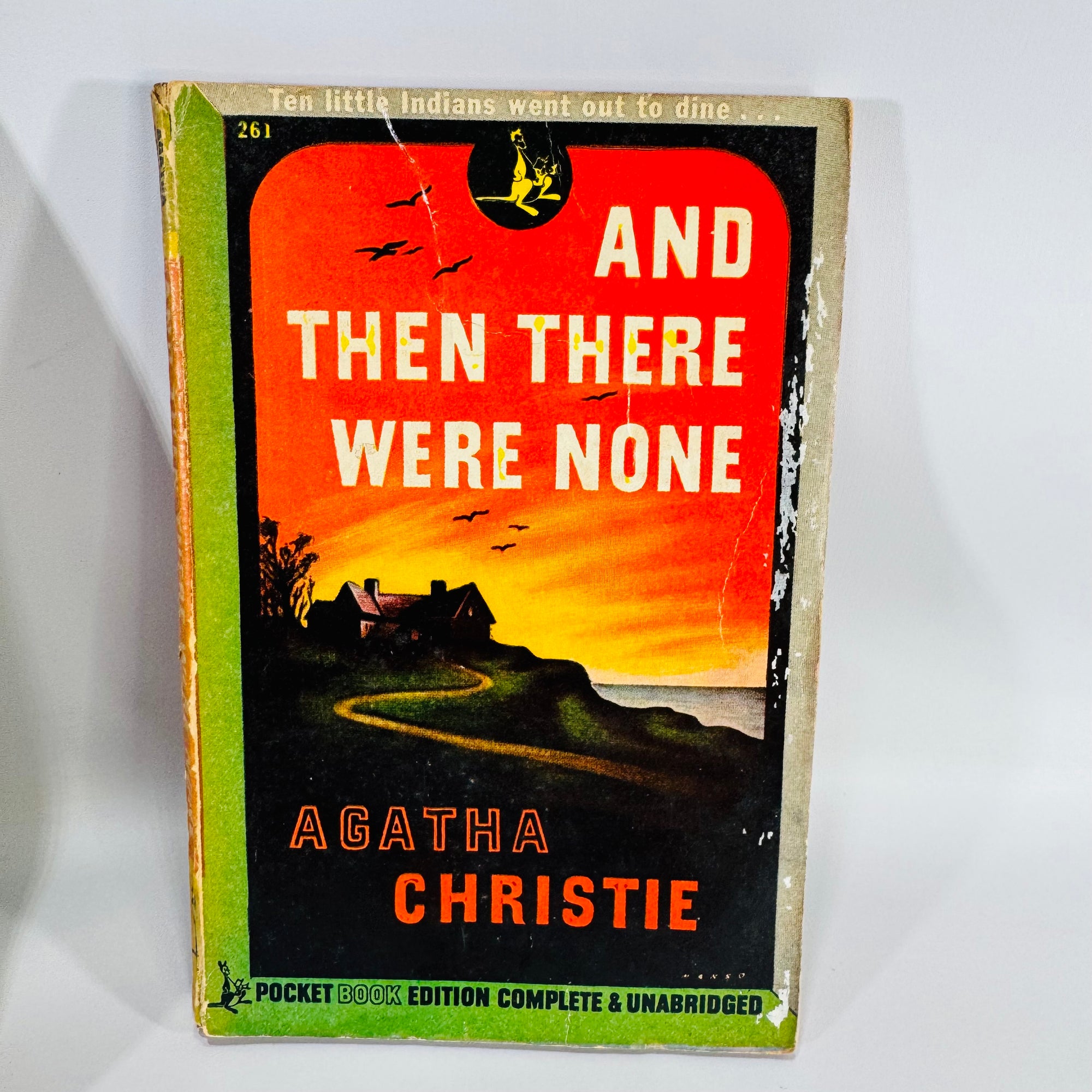Agatha Christie Vintage Pocket Book Bundle | And Then There Were None & Funerals Are Fatal | 1945 & 1954 Editions