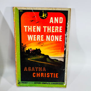 Agatha Christie Vintage Pocket Book Bundle | And Then There Were None & Funerals Are Fatal | 1945 & 1954 Editions