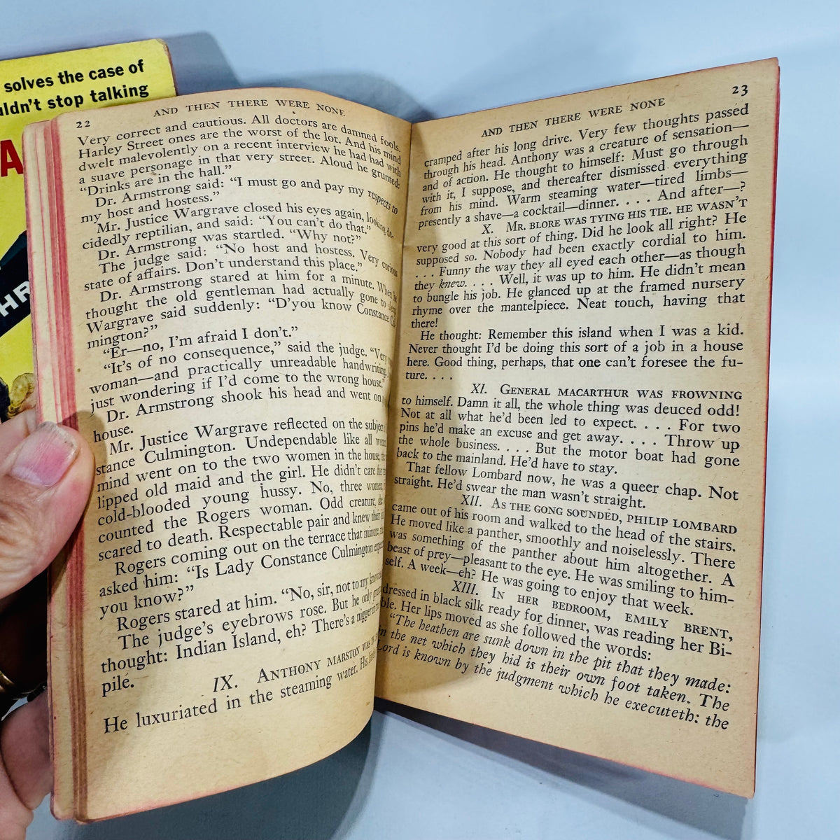 Agatha Christie Vintage Pocket Book Bundle | And Then There Were None & Funerals Are Fatal | 1945 & 1954 Editions