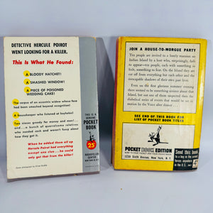 Agatha Christie Vintage Pocket Book Bundle | And Then There Were None & Funerals Are Fatal | 1945 & 1954 Editions