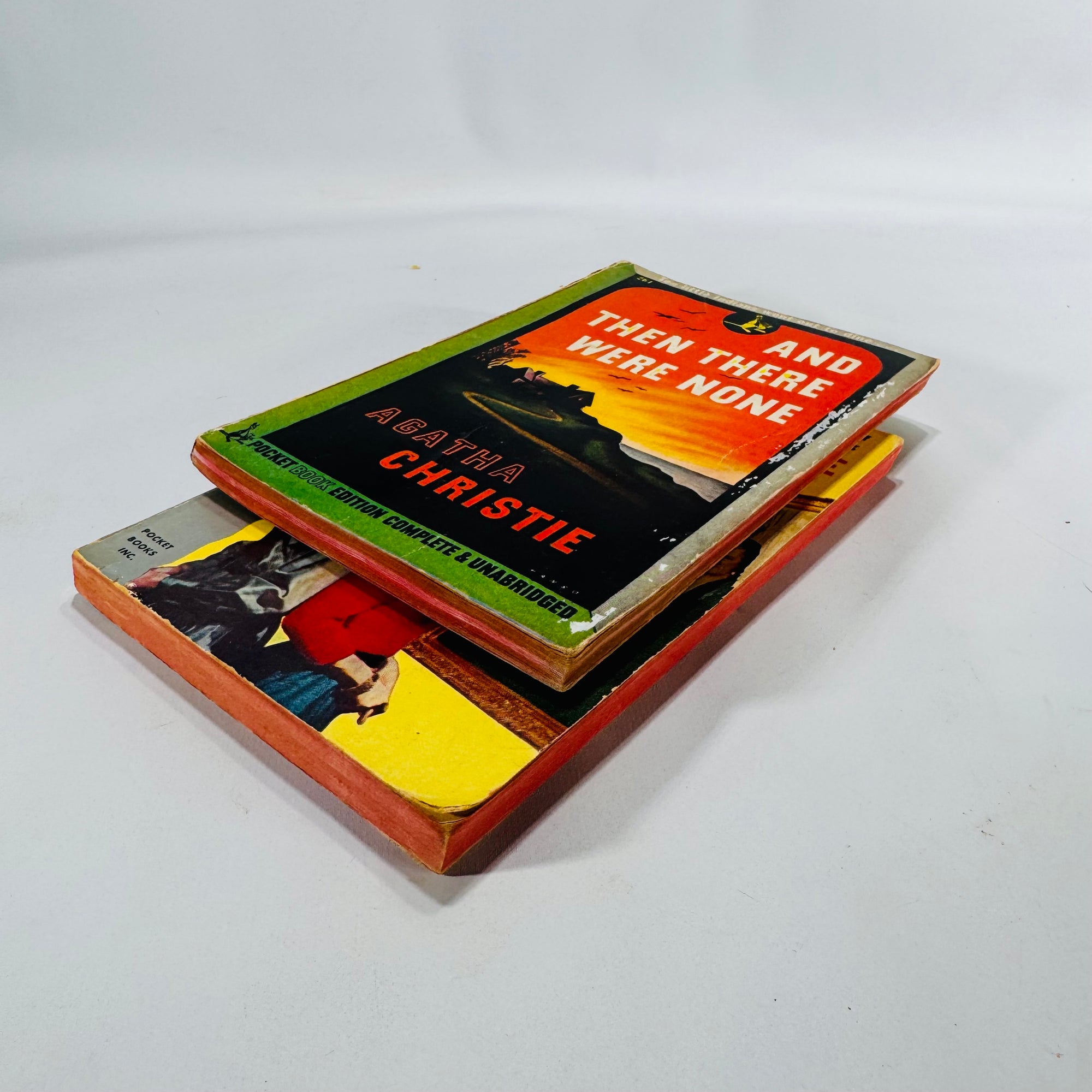 Agatha Christie Vintage Pocket Book Bundle | And Then There Were None & Funerals Are Fatal | 1945 & 1954 Editions