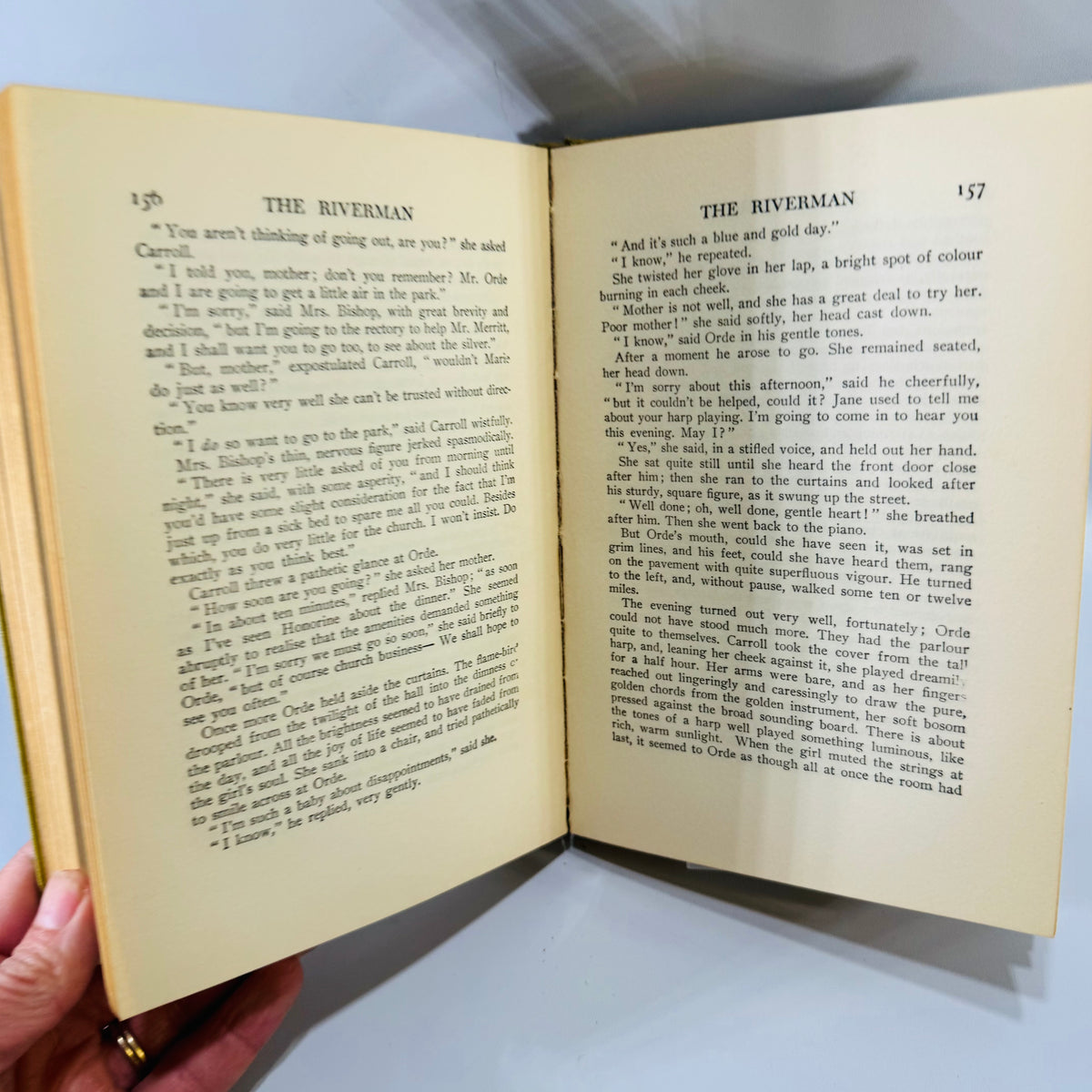 The Riverman by Stewart Edward White 1908 Hardcover – Vintage Adventure Novel with N.C. Wyeth Illustrations