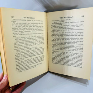 The Riverman by Stewart Edward White 1908 Hardcover – Vintage Adventure Novel with N.C. Wyeth Illustrations