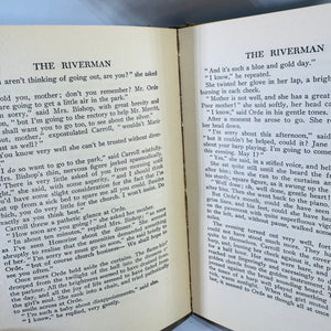 The Riverman by Stewart Edward White 1908 Hardcover – Vintage Adventure Novel with N.C. Wyeth Illustrations