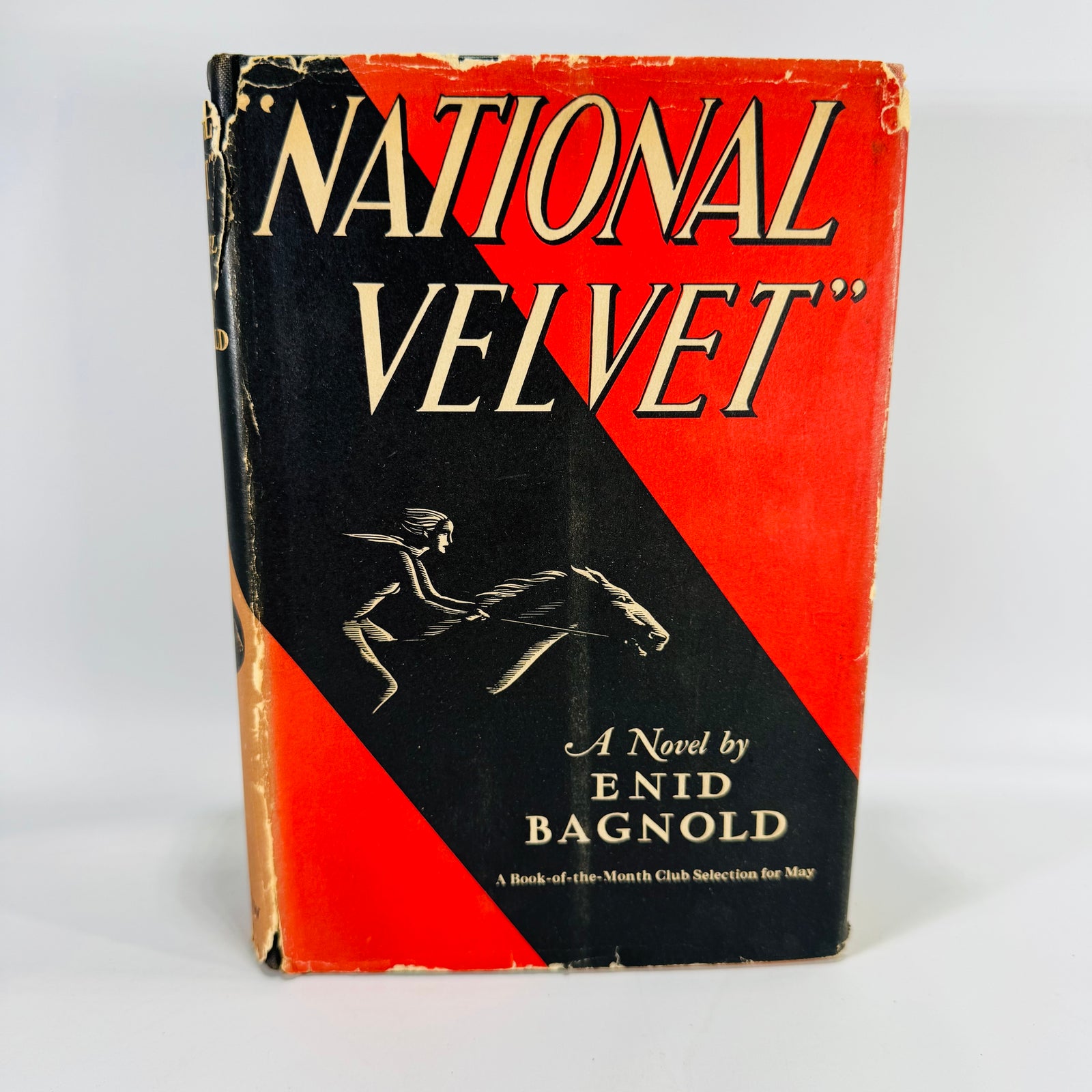 National Velvet by Enid Bagnold 1935 | Vintage Horse Racing Novel Book Club Edition | Classic Equestrian Fiction Collectible