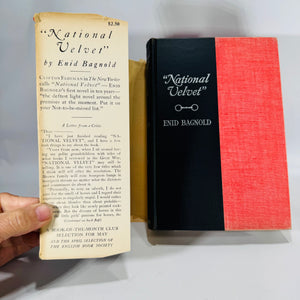 National Velvet by Enid Bagnold 1935 | Vintage Horse Racing Novel Book Club Edition | Classic Equestrian Fiction Collectible