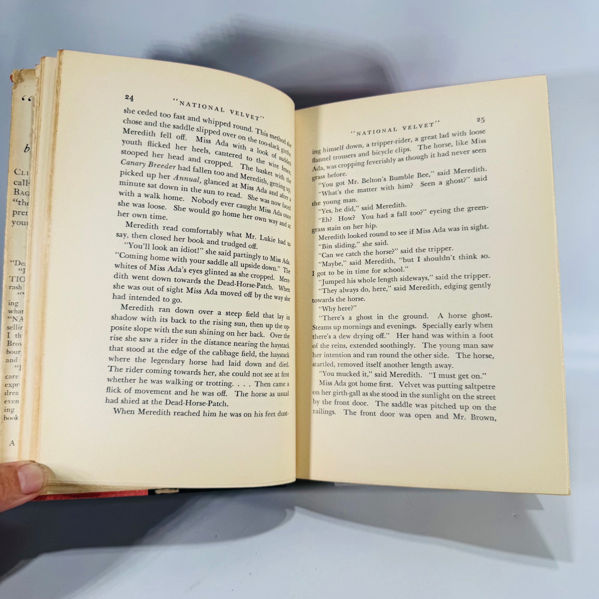National Velvet by Enid Bagnold 1935 | Vintage Horse Racing Novel Book Club Edition | Classic Equestrian Fiction Collectible