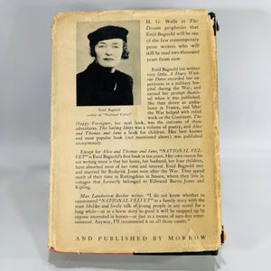 National Velvet by Enid Bagnold 1935 | Vintage Horse Racing Novel Book Club Edition | Classic Equestrian Fiction Collectible