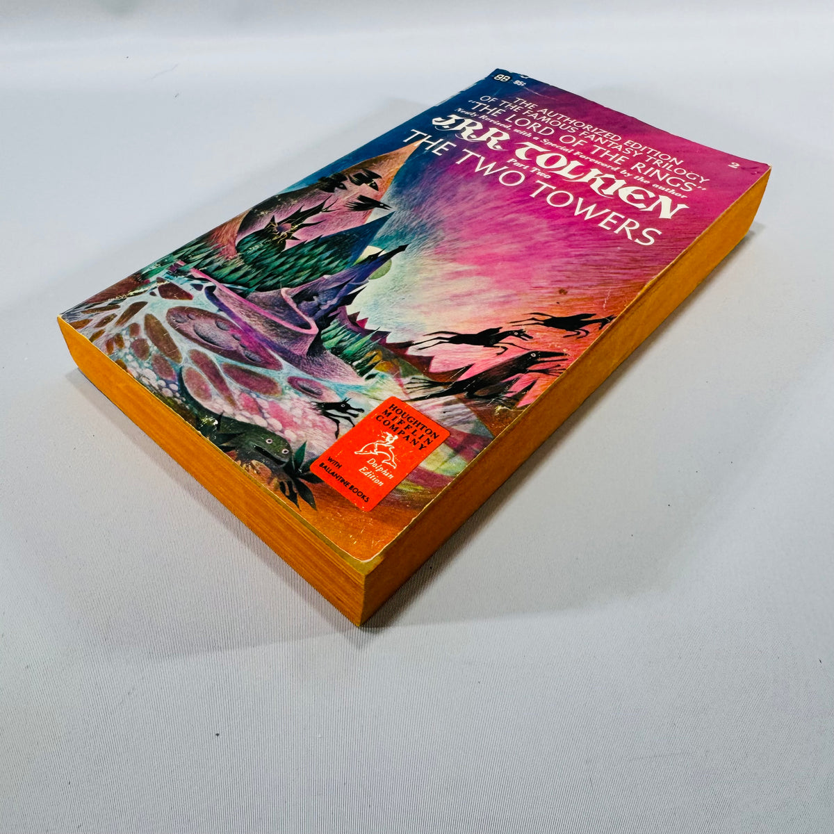 Vintage Tolkien Two Towers Paperback J.R.R. Tolkien Ballantine Books 1960s Fantasy