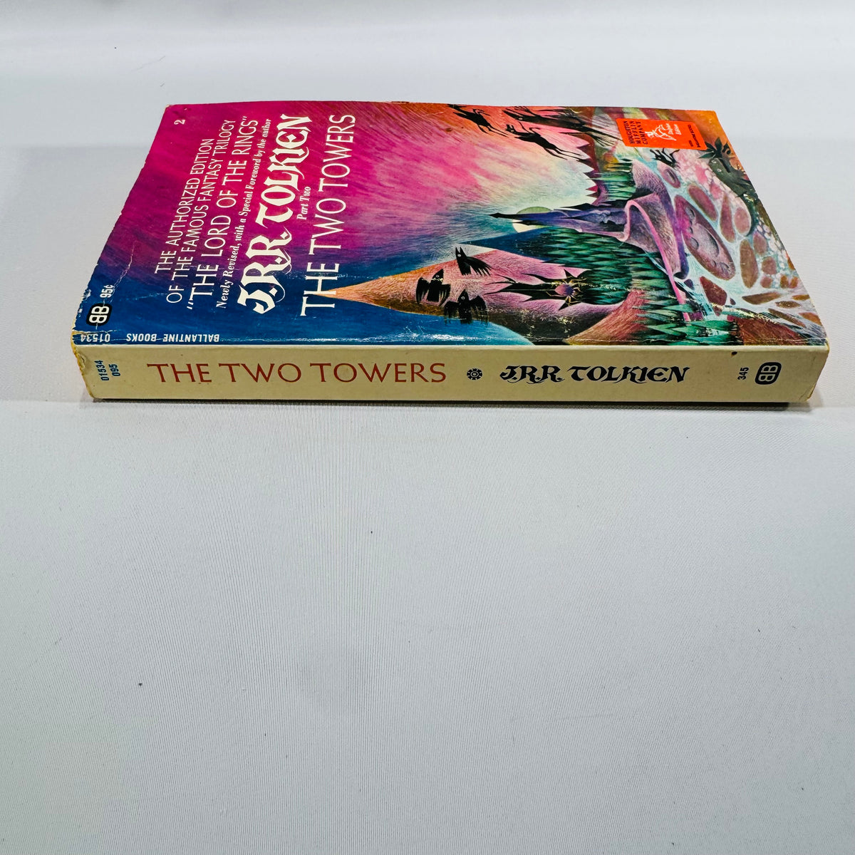 Vintage Tolkien Two Towers Paperback J.R.R. Tolkien Ballantine Books 1960s Fantasy