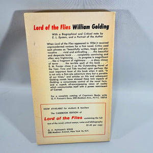 Vintage Lord of the Flies Paperback William Golding Capricorn Books Classic Literature