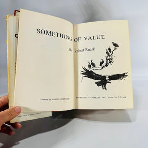 Something of Value by Robert Ruark 1955 | Vintage Historical Fiction Book | Book of the Month Club Edition | African Novel Kenya
