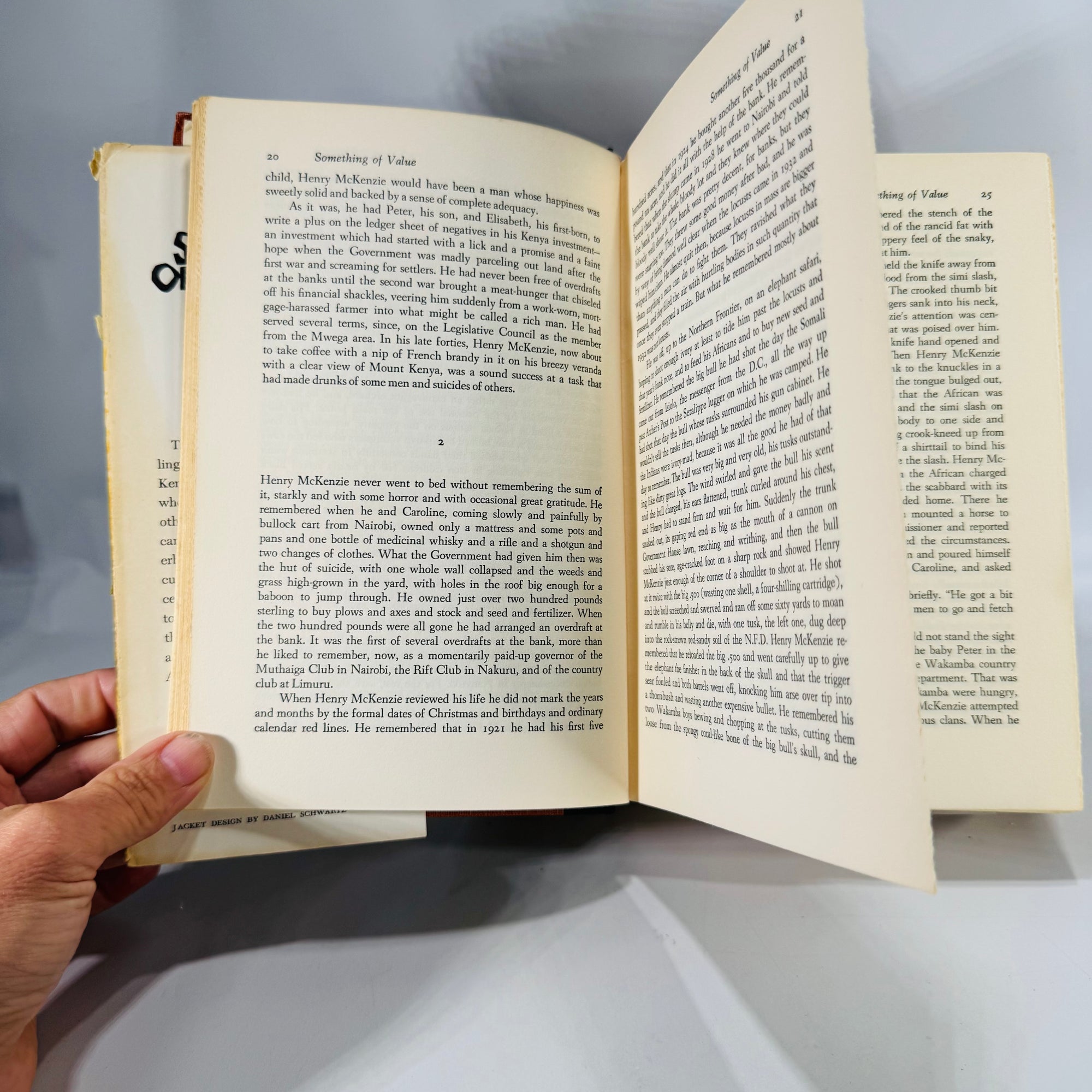 Something of Value by Robert Ruark 1955 | Vintage Historical Fiction Book | Book of the Month Club Edition | African Novel Kenya