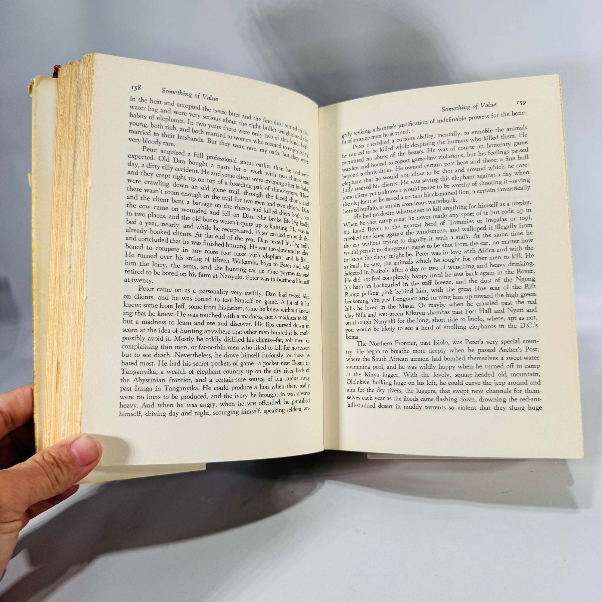 Something of Value by Robert Ruark 1955 | Vintage Historical Fiction Book | Book of the Month Club Edition | African Novel Kenya