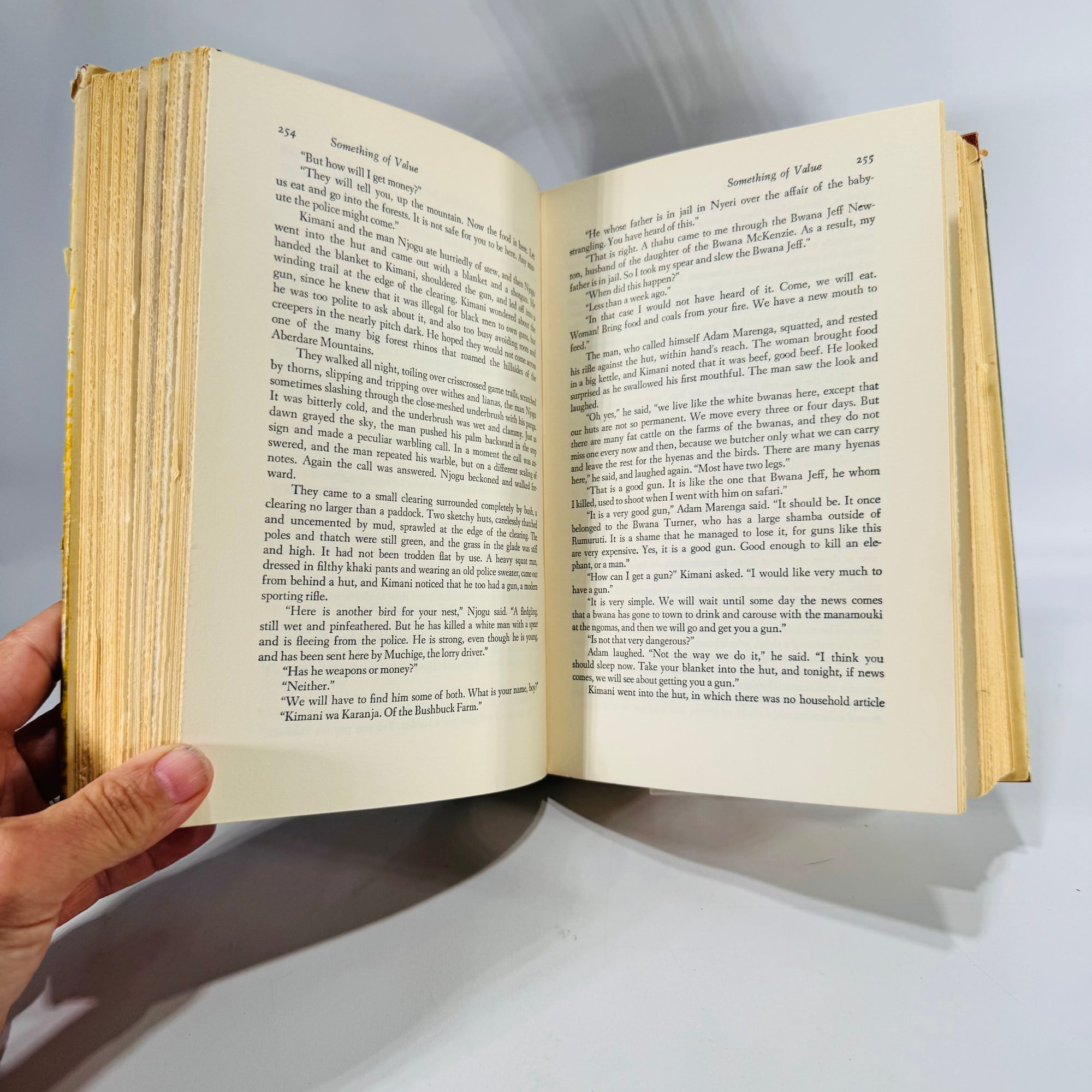 Something of Value by Robert Ruark 1955 | Vintage Historical Fiction Book | Book of the Month Club Edition | African Novel Kenya