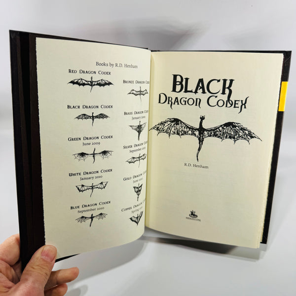 Black Dragon Codex Hardcover – R.D. Henham | Fantasy - Reading Vintage
