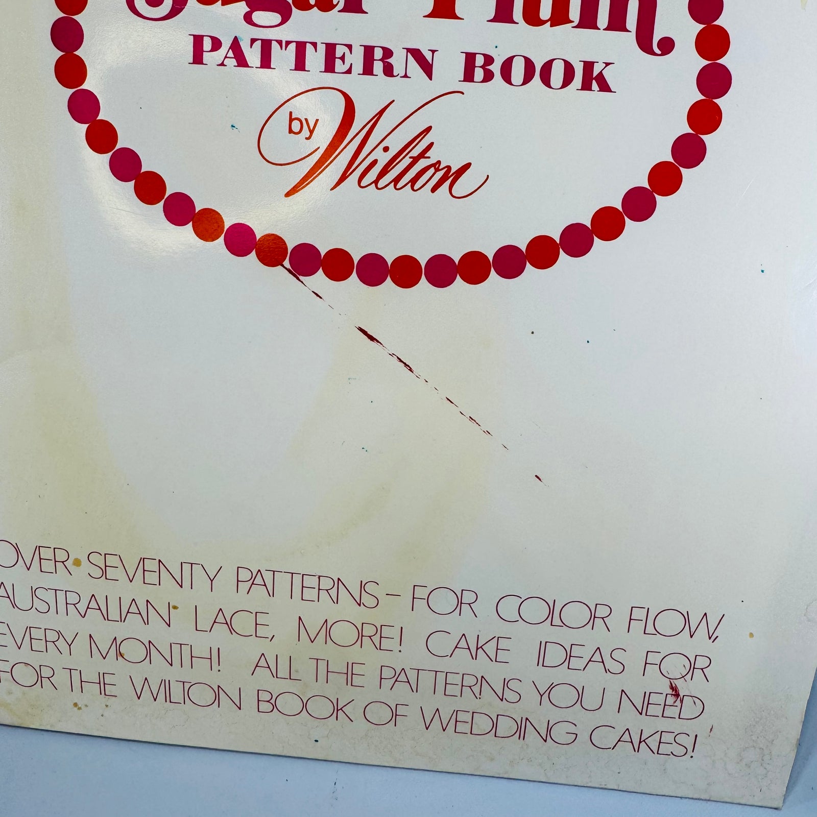 Vintage Wilton Sugar Plum Pattern Book 1972 Cake Decorating Templates