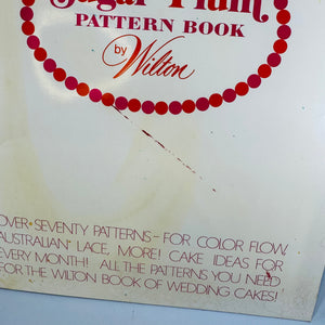 Vintage Wilton Sugar Plum Pattern Book 1972 Cake Decorating Templates