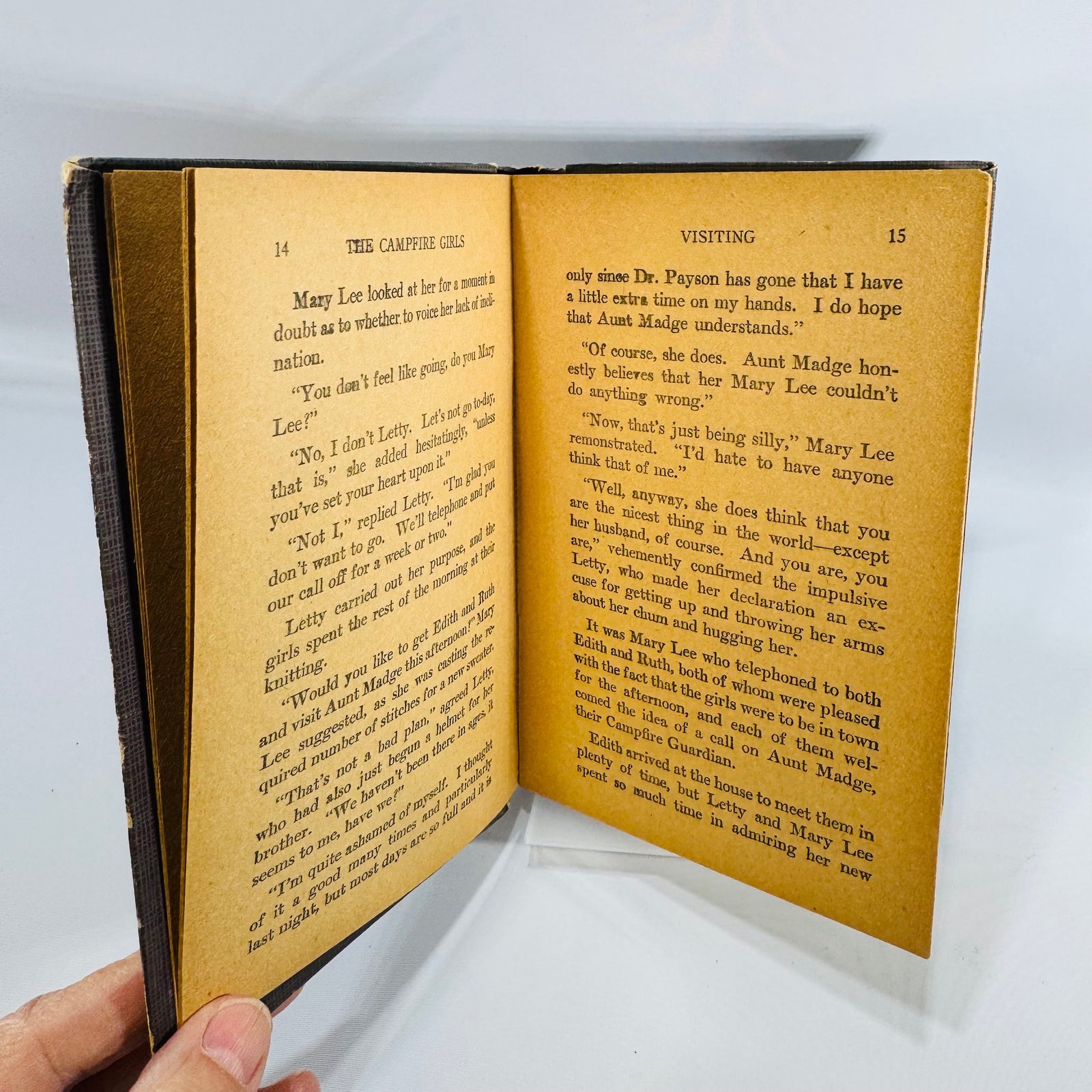 Antique Campfire Girls Book The Campfire Girls’ Duty Call Helen Hart Illustrated Hardcover Early 1900s