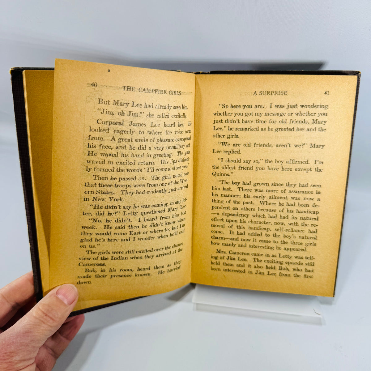 Antique Campfire Girls Book The Campfire Girls’ Duty Call Helen Hart Illustrated Hardcover Early 1900s