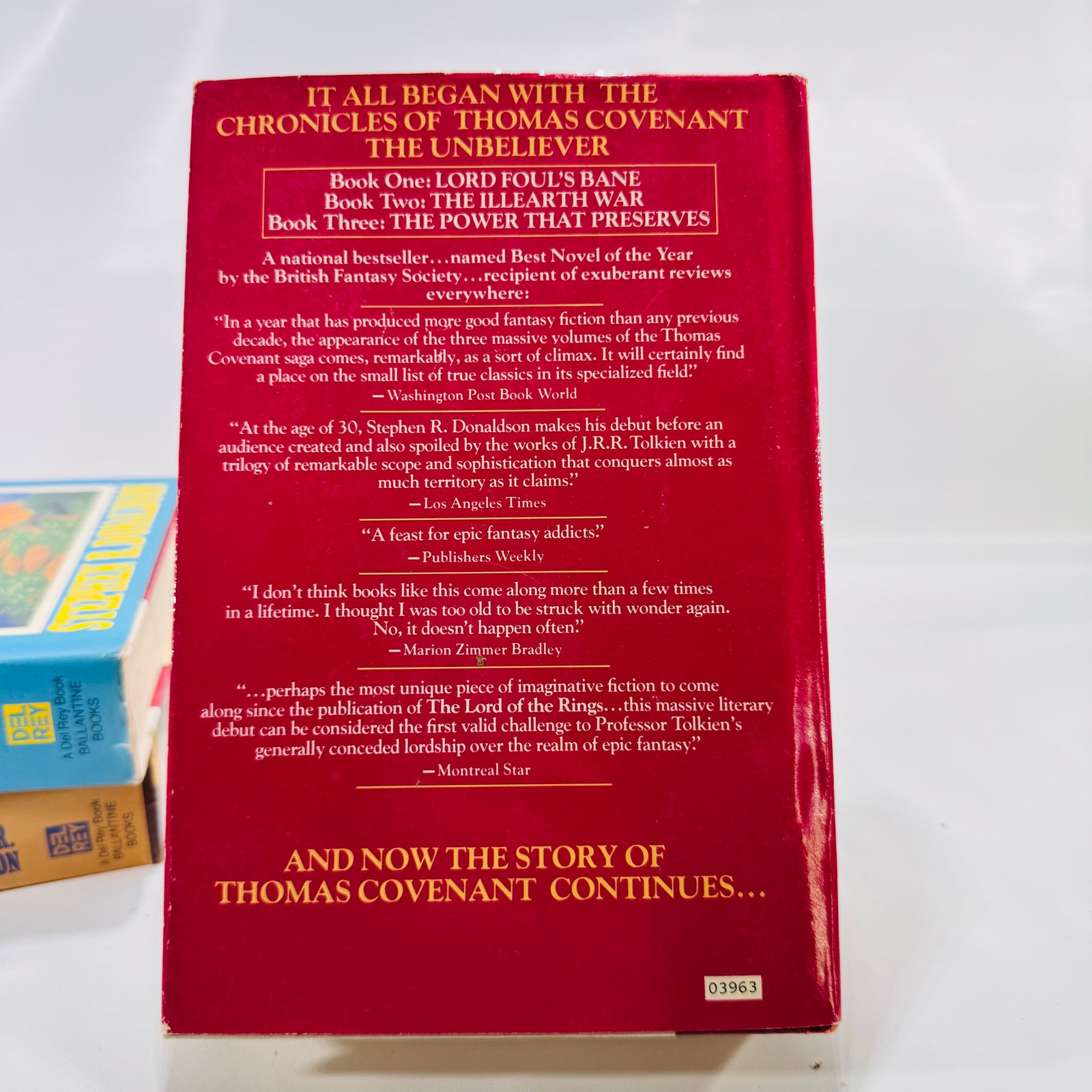 The Second Chronicles of Thomas Covenant Series (1980s Books 1-3) – Vintage Fantasy Collection